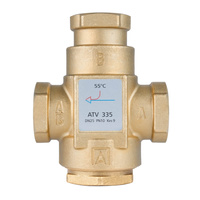 Zawór temperaturowy AFRISO ATV 335, DN25, 55°C
