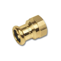 SANHA Press złączka Mufa przejściowa kształtka 42 x 11/4 GW mosiądz woda