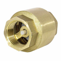 INVENA Zawór zwrotny 1 1/2" z plastikowym elementem zamykającym