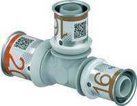 Uponor S-Press PLUS trójnik redukcyjny PPSU 20-16-16