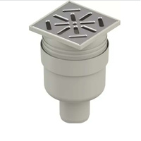 Uponor Aqua Ambient wpust punktowy odpływ pionowy STANDARD 100x100mm FI 50