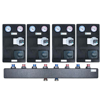 AFRISO Grupa pompowa z pompą WILO 25/6 4 obiegi z mieszaczem ARM PROCLICK