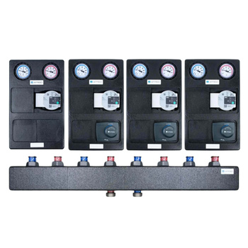 AFRISO Grupa pompowa z pompą WILO 25/6 4 obiegi z mieszaczem ARM PROCLICK