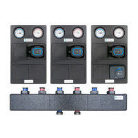 AFRISO Grupa pompowa APH KSV 3 obiegi z rozdzielaczem z mieszaczem/bez mieszacza bez sprzegła