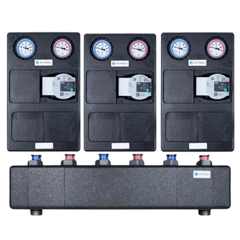 AFRISO Grupa pompowa z pompą WILO 25/6 3 obiegi sprzęgło bez mieszania