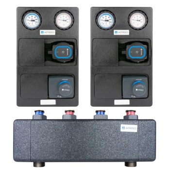 AFRISO Grupa pompowa APH KSV z rozdzielaczem na 2 obiegi, pompy z mieszaczem