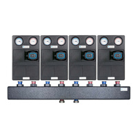 Zestaw czterech grup pompowych PrimoTherm 4 obiegi + rozdzielacz bez sprzęgła