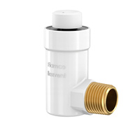 Odpowietrznik automatyczny FLAMCO Flexvent H, kątowy 1/2" biały