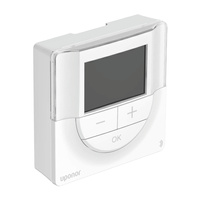 Uponor Smatrix Wave termostat programowalny z czujnikiem wilgotności względnej T-168 RAL9016
