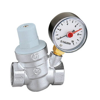 CALEFFI Reduktor ciśnienia 1/2" PN16 1-4bar z manometrem