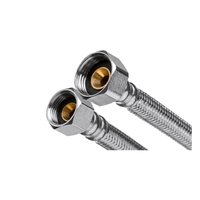 INVENA Wężyk w oplocie ze stali nierdzewnej 60CM 1/2""Wx3/8""W GW/GW