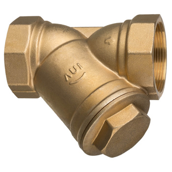 INVENA 1" 2,5 MPa FILTR MECHANICZNY DO WODY SKOŚNY, gwint wewn./wewn.