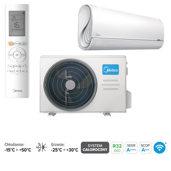 Zestaw klimatyzacji MIDEA Breezeless + o mocy 2,6kW
