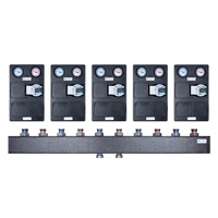 AFRISO Grupa pompowa z pompą WILO 25/6 5 obiegów bez mieszania bez sprzęgła