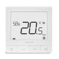 Salus Bezprzewodowy, natynkowy regulator tygodniowy Quantum SQ610RF z wbudowanym akumulatorem