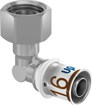 Uponor S-Press PLUS kolano zbiornika spłuk. Geberit 16-Rp1/2"FT