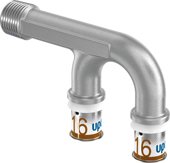 Uponor S-Press PLUS U-kolano naścienne Mixer R1/2"MT-16-16