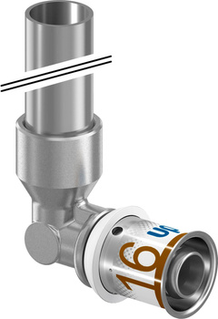 Uponor S-Press PLUS Radi kolano podłączeniowe 16-15CU l=1000mm