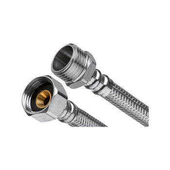 INVENA Wężyk w oplocie ze stali nierdzewnej 50CM 1/2""Wx1/2""Z  GW/GZ