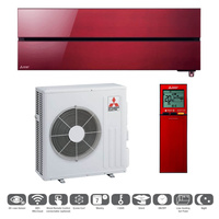 Zestaw klimatyzacji MITSUBISHI DIAMOND R32 6,1kW Ruby Red